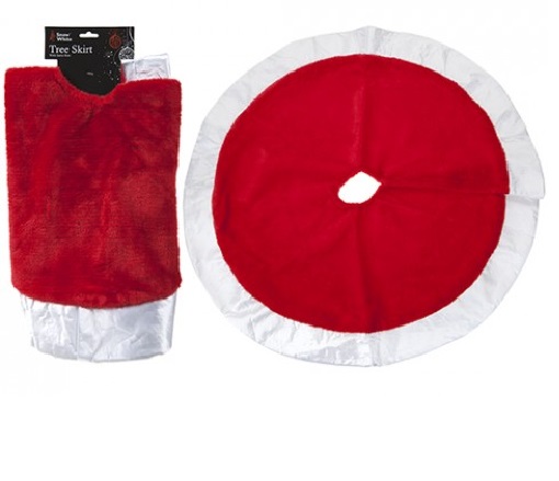plush christmas skirt