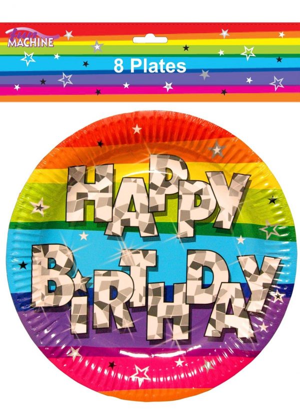 birthday paper plates