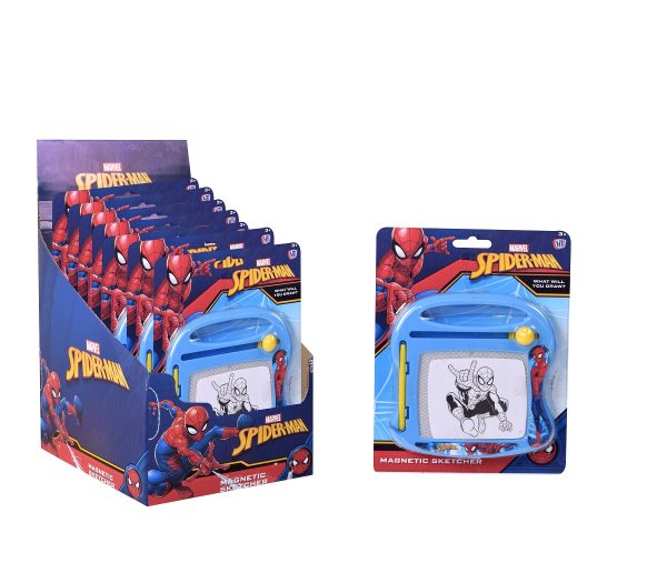 spiderman magnetic playset