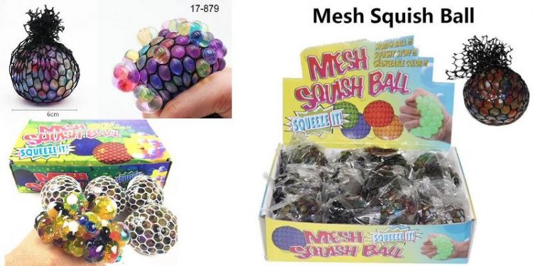 squishy net ball toy