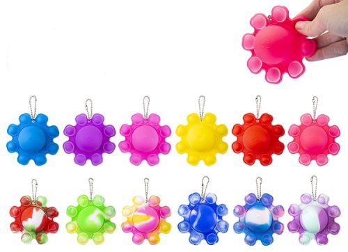 octopus pop it keychain