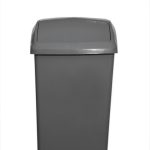 H10S42 – 10L Swing Top Bin (Silver)