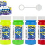 bubbles tub are non-toxic so can be used inside as well as outside.