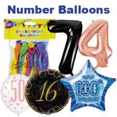 Number Balloons