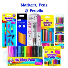 Markers, Pens & Pencils