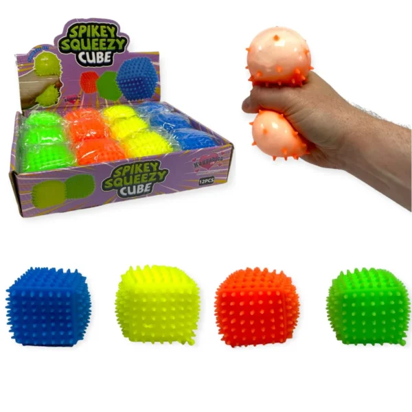HU1548-6.5CM-NEON-SPIKEY-SQUEEZY-CUBE-600×600