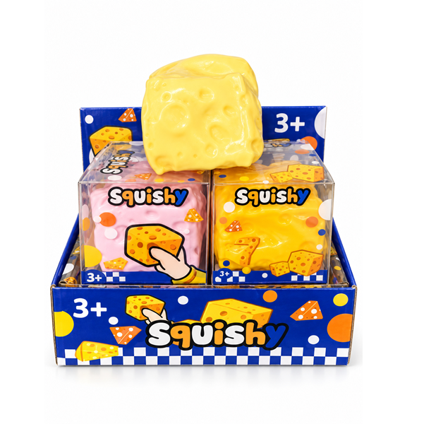 Squishy Cheese Toy Display Box